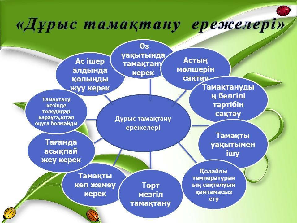 Дұрыс тамақтану ережелері