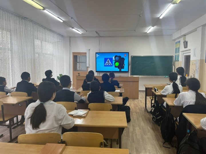 7”А” сыныбында өткен қауіпсіздік сабағы