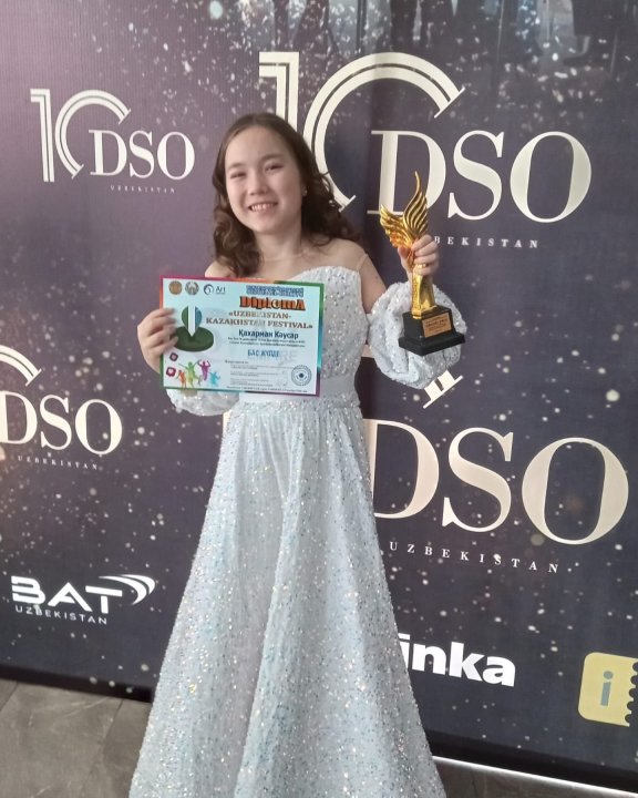 Ташкент қаласында өткен ән фестивальінде 6 “А”сынып оқушысы Қахарманқызы Каусар бас жүлде алды,Құттықтаймыз!!
