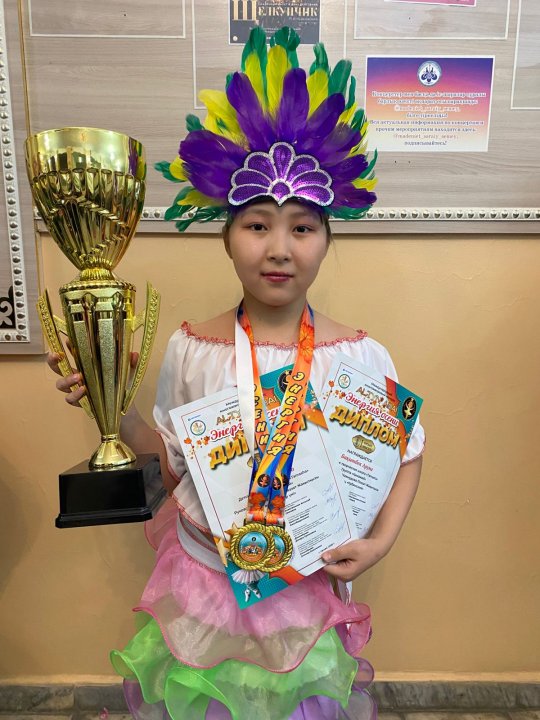 Халықаралық жеңіс: Бақытбек Аруна "ALTYN ABAI" байқауында 1-орынды иеленді