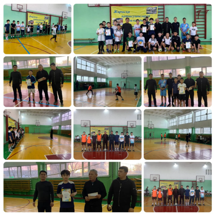 16 желтоқсан Тәуелсіздік күніне орай 7-8 сыныптар арасында шағын футболдан мектепішілік жарыс өтті.