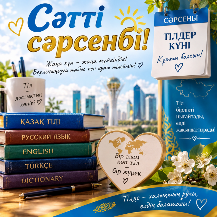🌍 «СӘТТІ СӘРСЕНБІ – ТІЛДЕР КҮНІ»